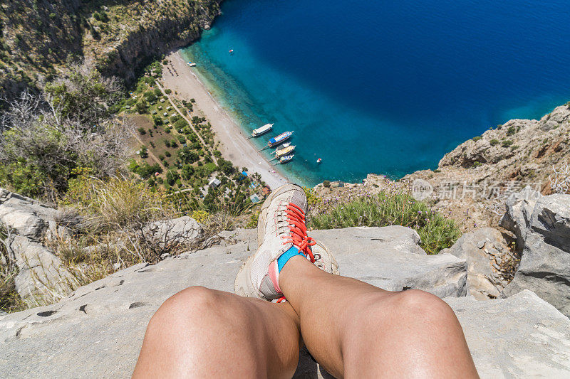 来自Oludeniz的蝴蝶谷。Fethiye /土耳其。